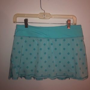 Blue Lululemon Running Skirt